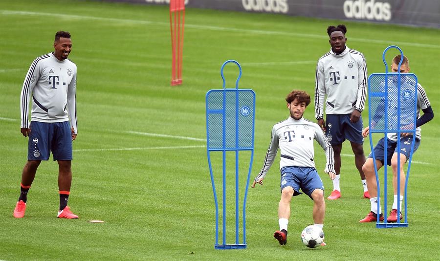 Bayern Munich sigue con sus entrenamientos a la espera de la Bundesliga