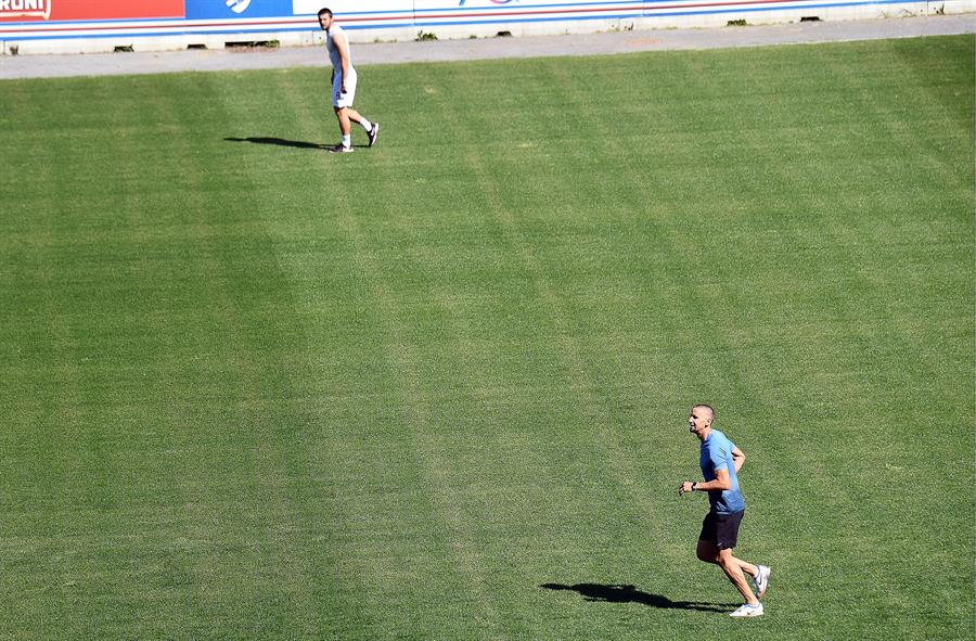 Sampdoria comenzó con sus entrenamientos individuales