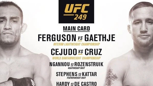 Casa de apuestas dio a conocer a los grandes favoritos en el regreso de la UFC