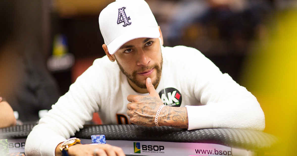 También brilla con las cartas: Neymar arrasó en torneo de póker online