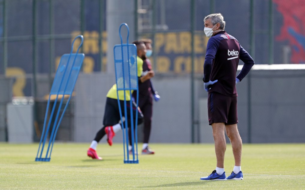 Así fue la vuelta a los entrenamientos del plantel de FC Barcelona