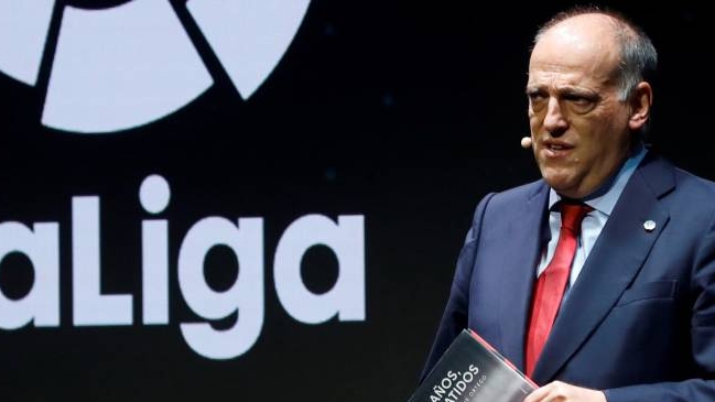 Presidente de la liga española: Me gustaría que el torneo volviera el 12 de junio