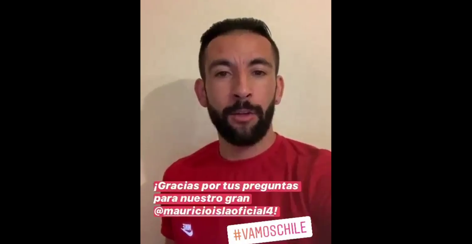 Mauricio Isla respondió preguntas de los hinchas y recordó su histórico gol a Uruguay