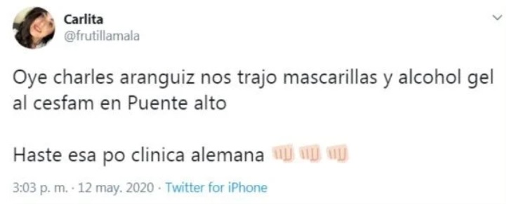Funcionaria de salud reveló que Charles Aránguiz donó insumos médicos a Cesfam de Puente Alto