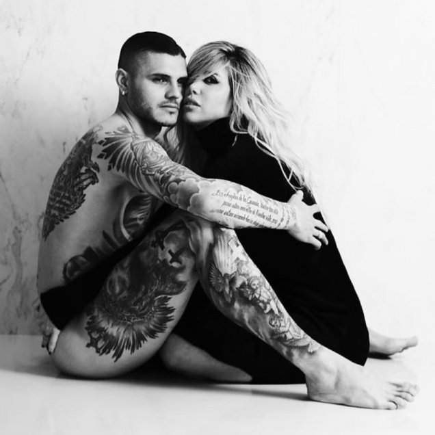 Abrazado con Wanda Nara: Icardi sorprendió a seguidores con osado desnudo en Instagram