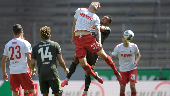 Mainz remontó frente a Colonia y rescató un valioso empate en la vuelta de la liga alemana