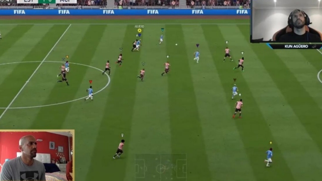 Sergio Agüero venció a Juan Sebastián Verón en copa de eSports con curioso nombre