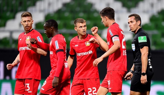 Kai Havertz abrió la cuenta para Leverkusen ante Werder Bremen