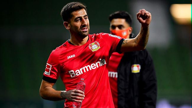 Kerem Demirbay se encargó de sentenciar el triunfo del Leverkusen sobre Werder Bremen