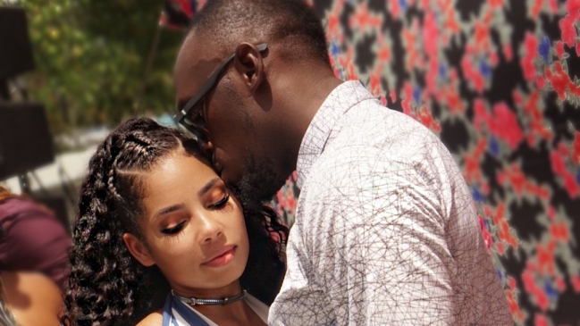 Usain Bolt y su pareja Kasi Bennett fueron padres de una niña