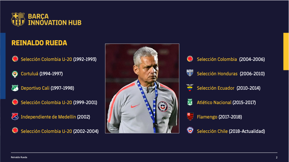 Reinaldo Rueda dictó videoconferencia a técnicos de la Masía, la escuela de FC Barcelona