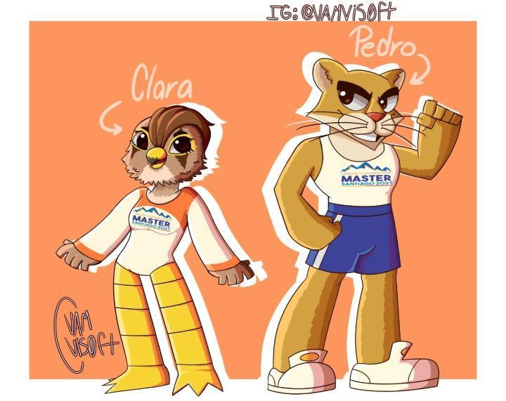 Clara y Pedro: Juegos Suramericanos Máster Santiago 2021 definieron a sus mascotas
