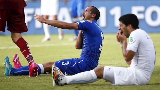 Giorgio Chiellini perdonó a Luis Suárez por el mordisco del Mundial del 2014: Es su manera de ser
