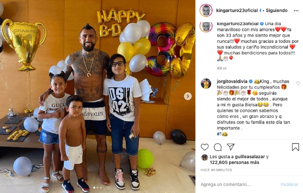 Valdivia saludó a Vidal: Opiniones siempre habrá, pero ninguna te hizo llegar donde estás