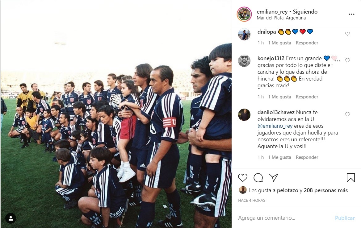 Emiliano Rey recordó con emotivo mensaje su paso por Universidad de Chile