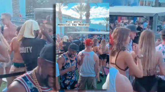 ¡Sigue sin respetar la cuarentena! Mayweather participó en masiva pool party en Arizona