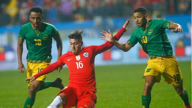 El primer gol que marcó Nicolás Castillo con la camiseta de la Roja