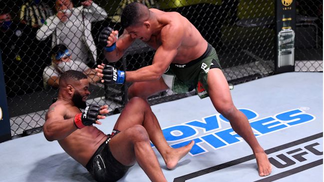 La sólida victoria de Burns sobre Woodley en el UFC Fight Night en Las Vegas