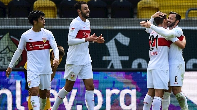 Stuttgart venció a Dynamo Dresden y se mantuvo como escolta en la segunda división alemana