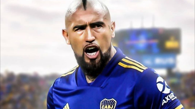 Gesto de Arturo Vidal hizo enloquecer a los hinchas de Boca Juniors