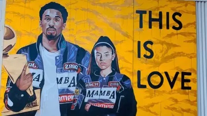 Así quedaron los murales de Kobe Bryant tras protestas en Estados Unidos