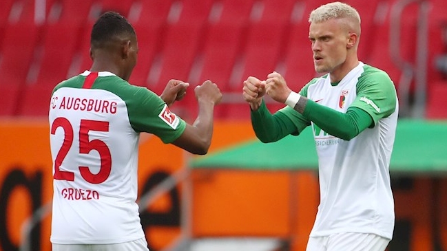 Augsburgo rescató un agónico empate ante Colonia en la Bundesliga