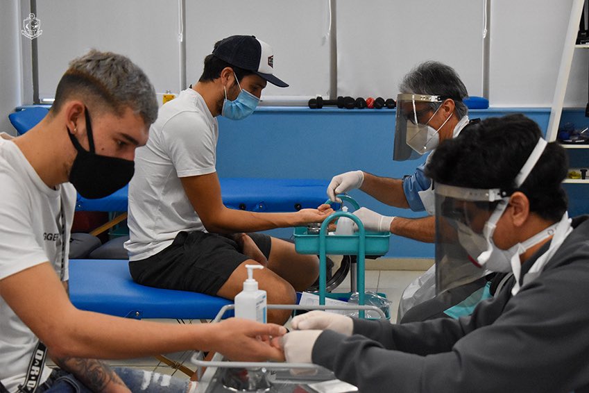 Plantel de Antofagasta fue sometido al test rápido de Covid-19