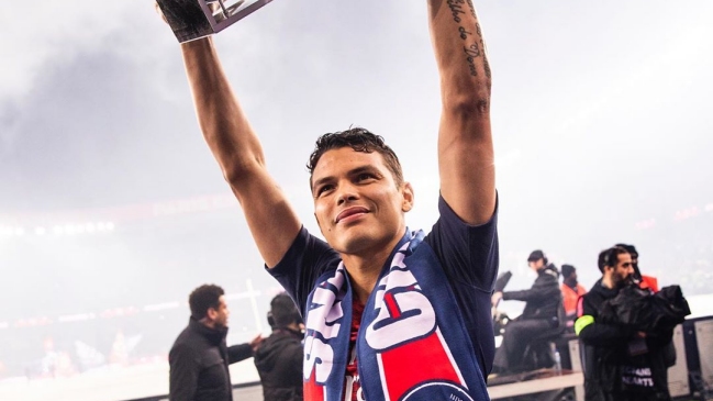 Prensa francesa adelantó que Thiago Silva terminará su vínculo con PSG