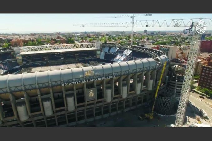 Real Madrid mostró los avances del nuevo “Santiago Bernabéu”
