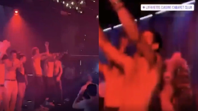 Djokovic, Thiem y Zverev celebraron el éxito del Adria Tour en un cabaret y a torso desnudo