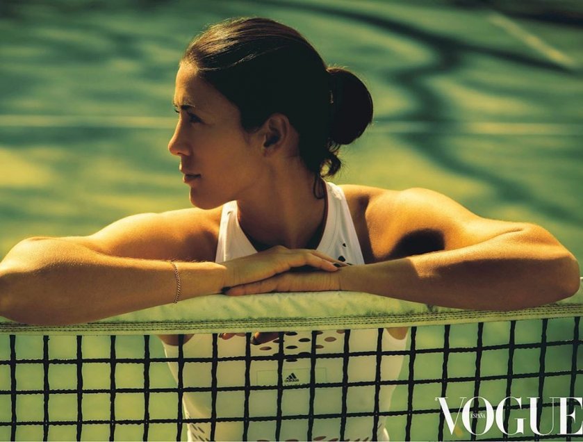 Garbiñe Muguruza mostró su nuevo look