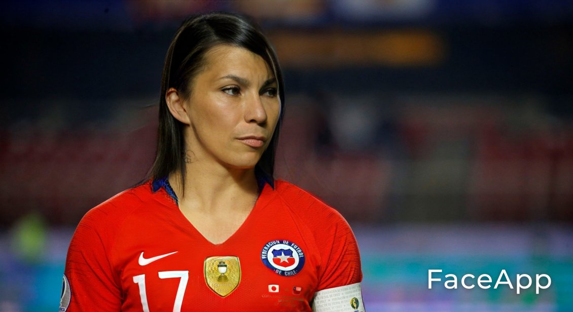 Así quedó la Roja tras pasar por el filtro de moda en FaceApp