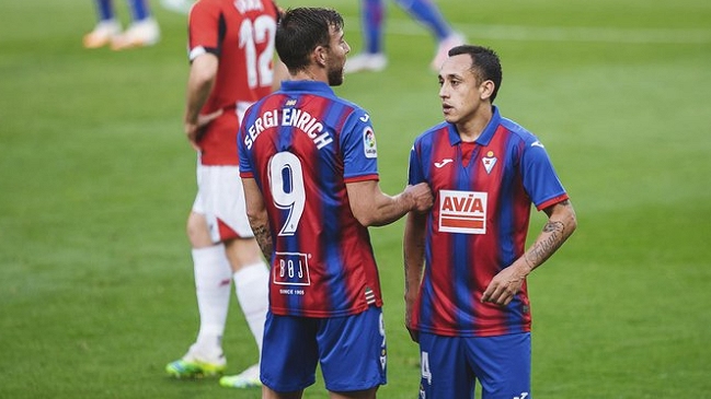 Fabián Orellana brilló con un gol en empate de Eibar y Athletic de Bilbao