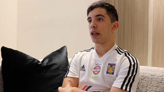 El ex U. de Chile Leo Fernández está ansioso por empezar las prácticas con Tigres