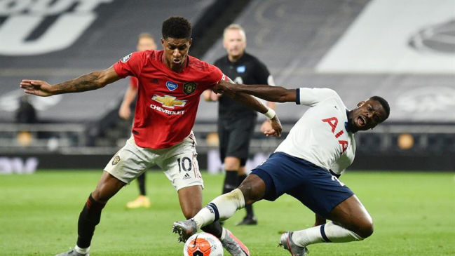 Los goles en la intensa igualdad entre Tottenham y Manchester United en la Premier