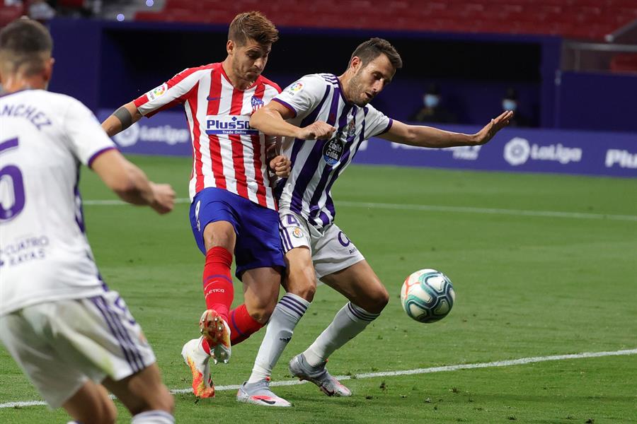 El sufrido triunfo de Atlético de Madrid ante Valladolid que le permitió seguir en la parte alta