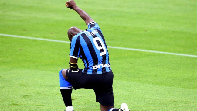 Lukaku y Lautaro guiaron victoria de Inter y festejaron en honor a George Floyd y al Día del Padre