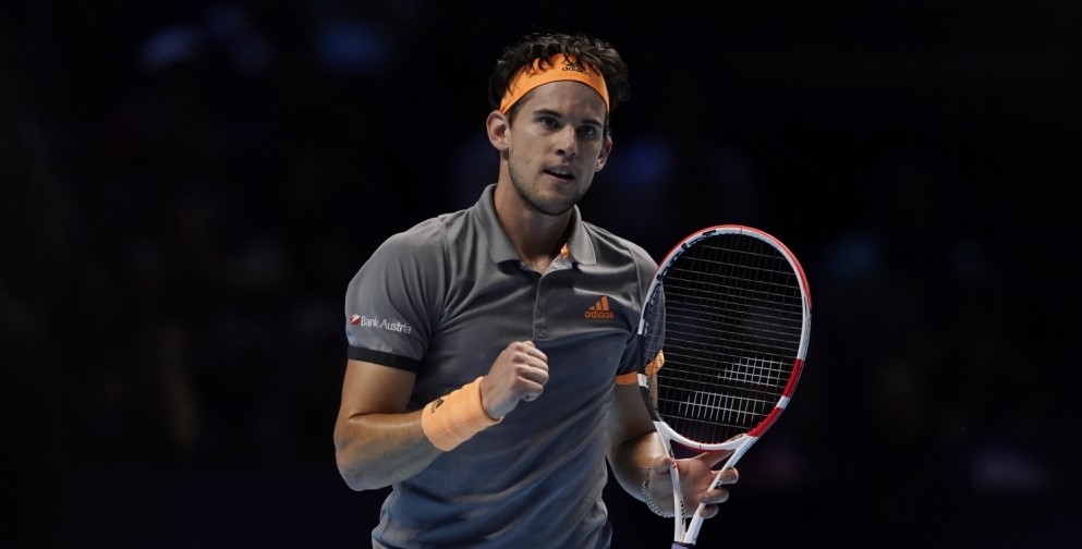 Dominic Thiem terminó con el invicto de Stefanos Tsitsipas en el Ultimate Tennis Showdown