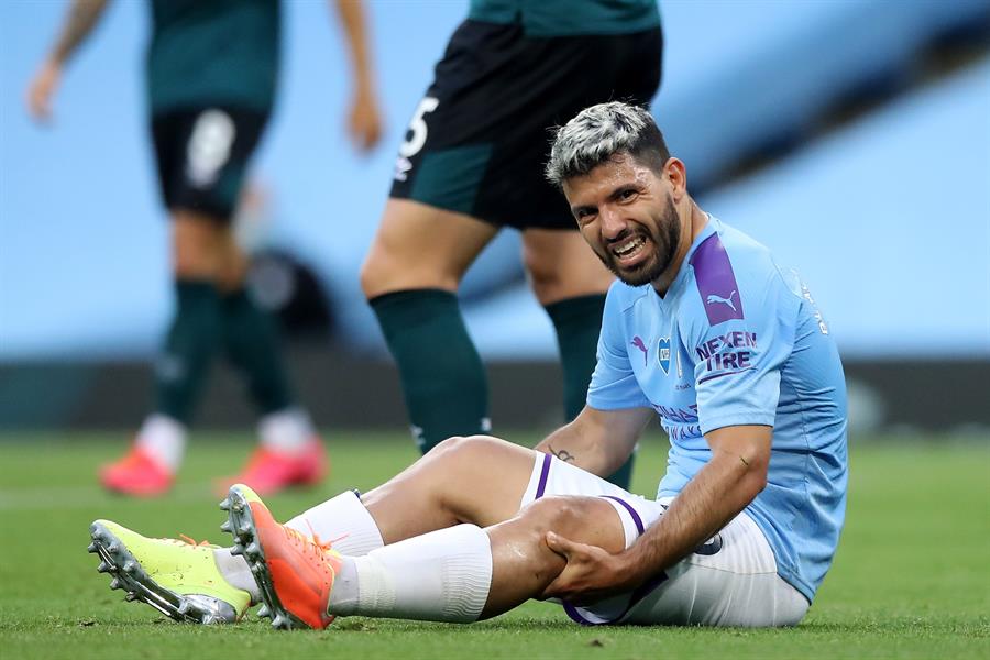 Sergio Agüero se lesionó y tendrá que ser operado
