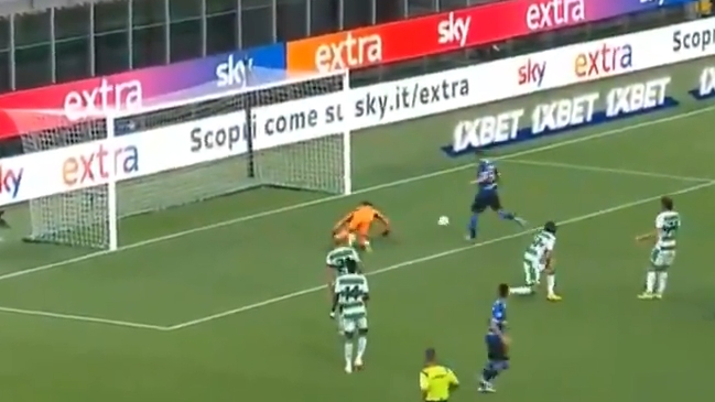 ¡Increíble! Gagliardini se perdió un gol “cantado” con el arco vacío para Inter de Milán