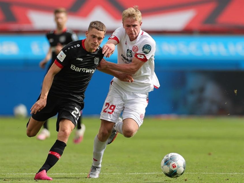 Leverkusen terminó quinto en la Bundesliga tras superar a Mainz