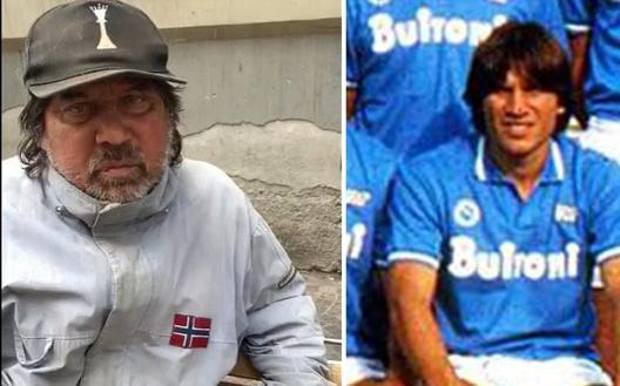 Ex compañero de Diego Maradona en Napoli vive en la calle como indigente