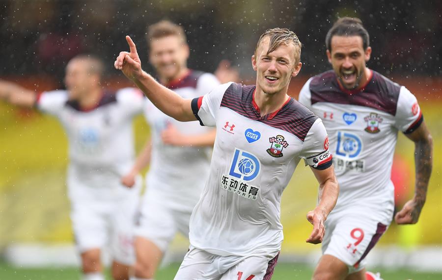 Southampton venció a punta de golazos a Watford en la Premier League