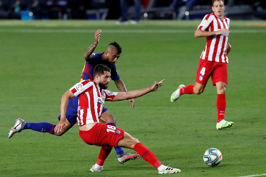 FC Barcelona se complicó en la lucha por el título tras empatar como local ante Atlético de Madrid