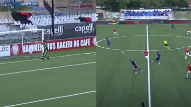 El magnífico golazo desde antes de media cancha que definió un partido en Dinamarca