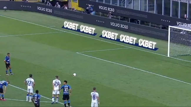 El gol de Alexis Sánchez en el duelo entre Inter de Milán y Brescia