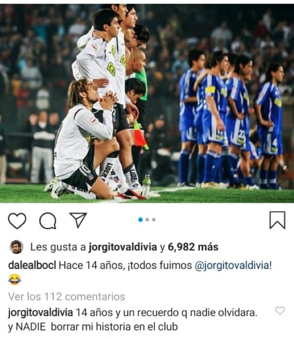 Jorge Valdivia también recordó el título de Colo Colo ante la U en 2006: “Nadie borrará mi historia en el club”