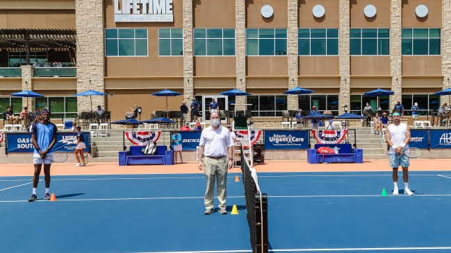 Torneo de exhibición en Atlanta se sigue disputando pese a positivo de Frances Tiafoe