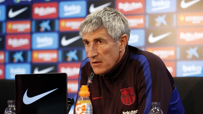 Quique Setién: “Desde el club están contentos con el trabajo que hacemos”