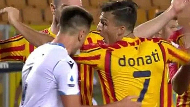 Jugador de Lazio que mordió a un rival recibió cuatro fechas de castigo